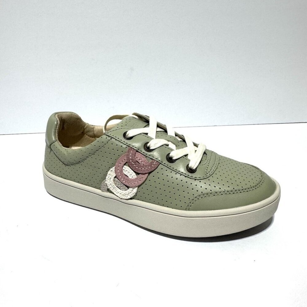 Spenco Womens Cambridge Sneaker Sage Size 5 M